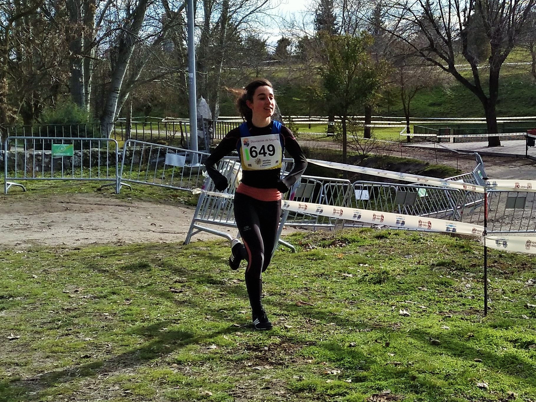Claudia Corral en anterior competición de cross