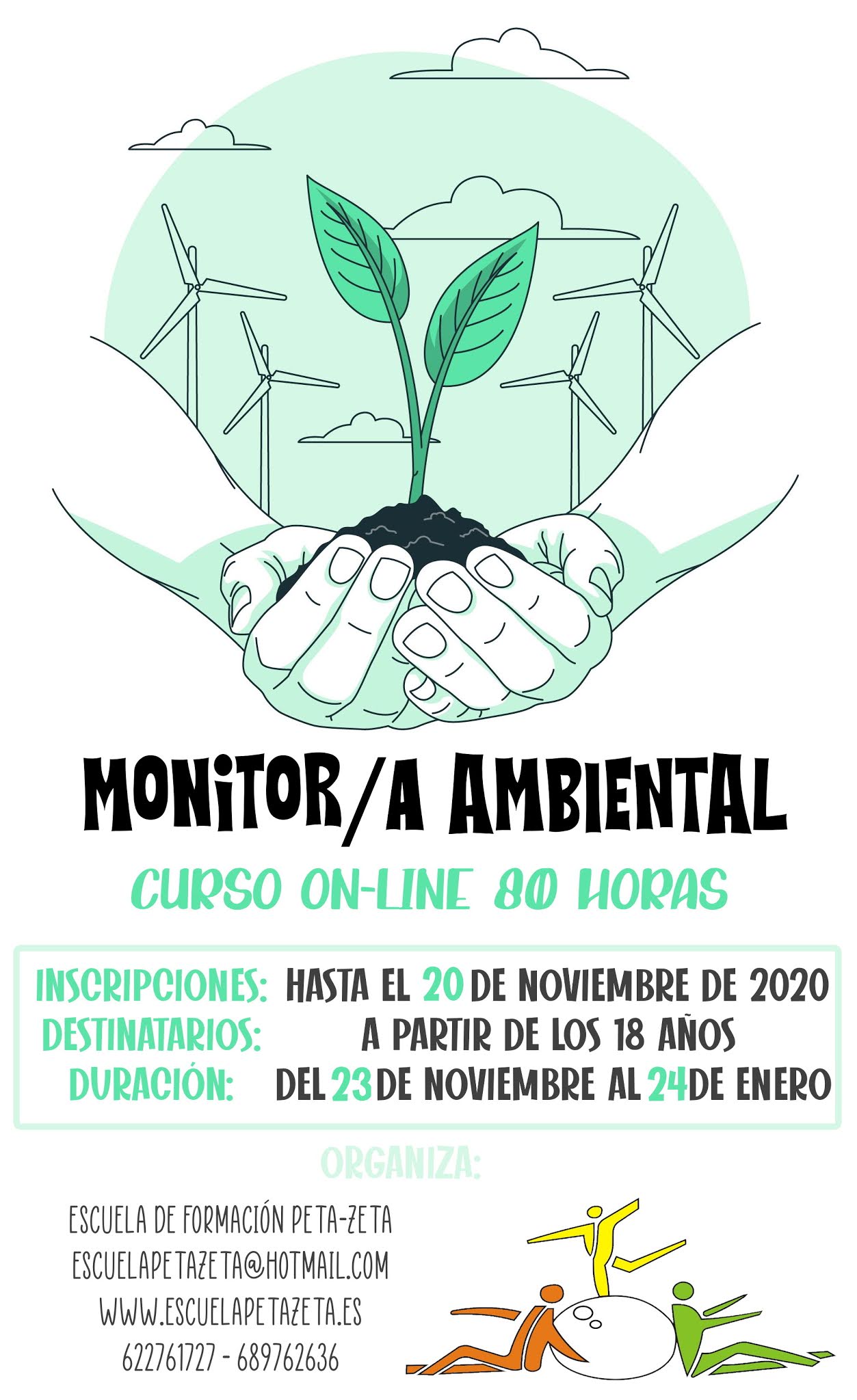 Cartel Curso Monitor Ambiental Novi 2020