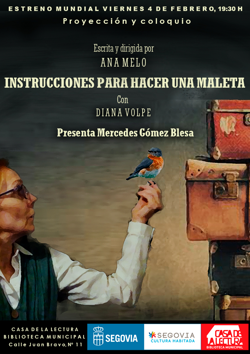 Cartel ‘Instrucciones para hacer una maleta"