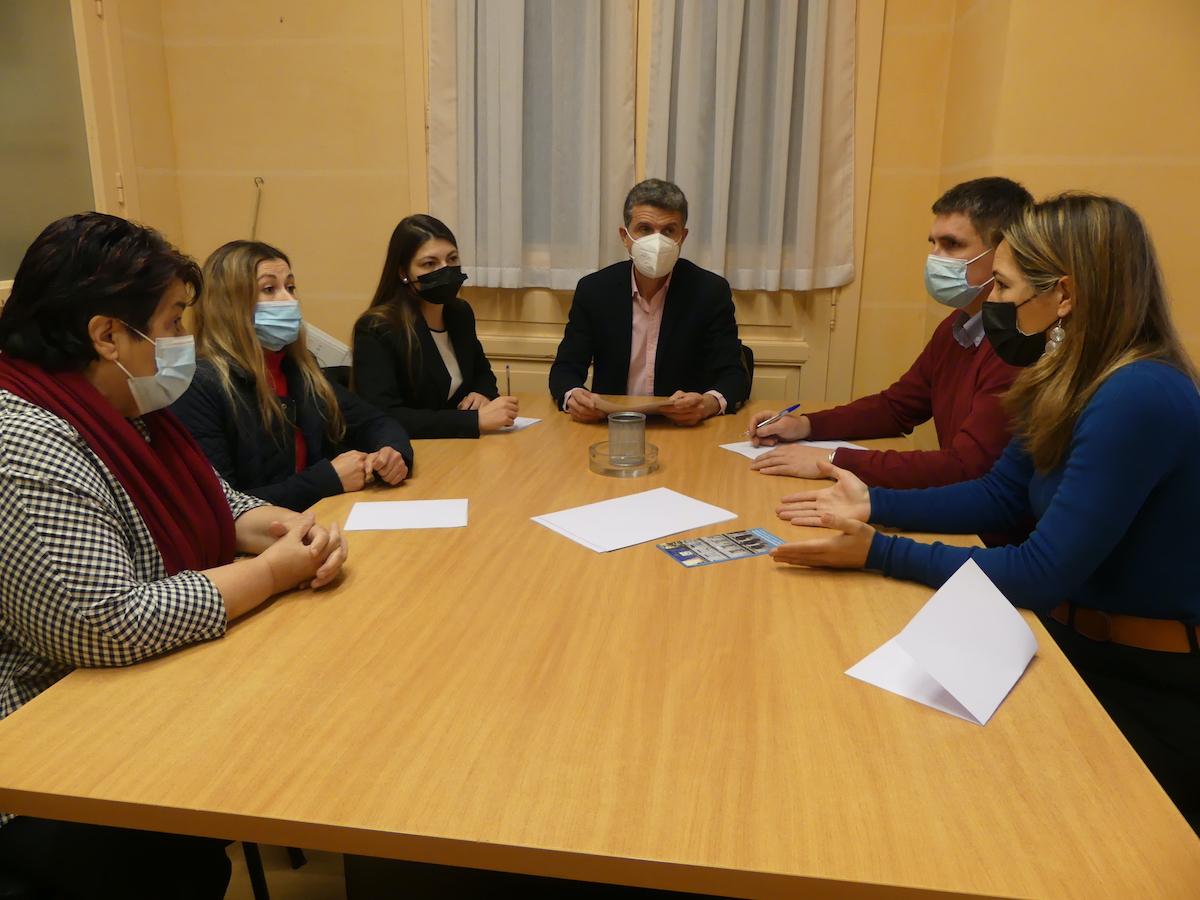 Reunión con ciudadanos ucranianos