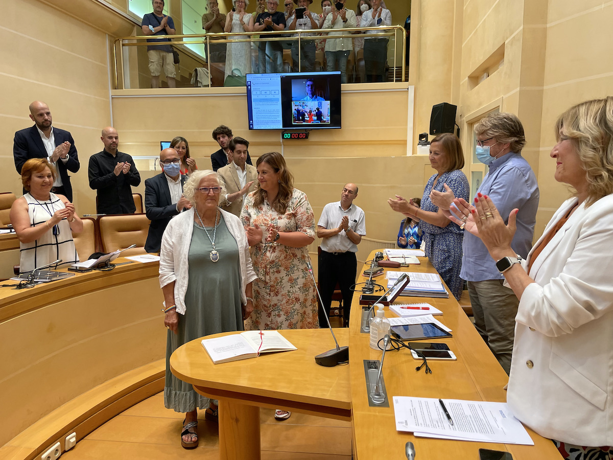 María Antonia Sanz toma posesión como concejala del Ayuntamiento de Segovia