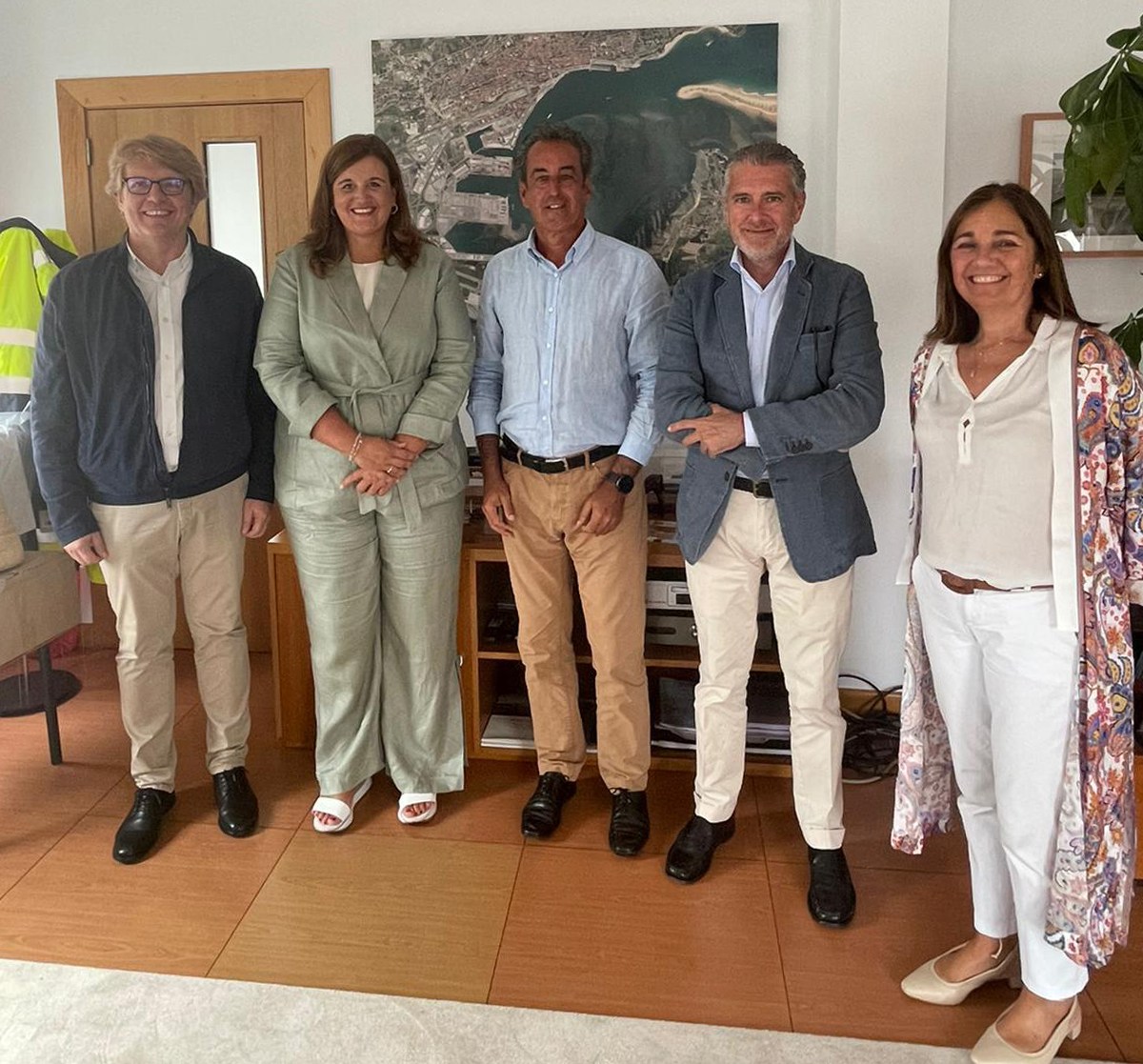 Reunión de trabajo del Ayuntamiento y FES con la Autoridad Portuaria de Santander 2