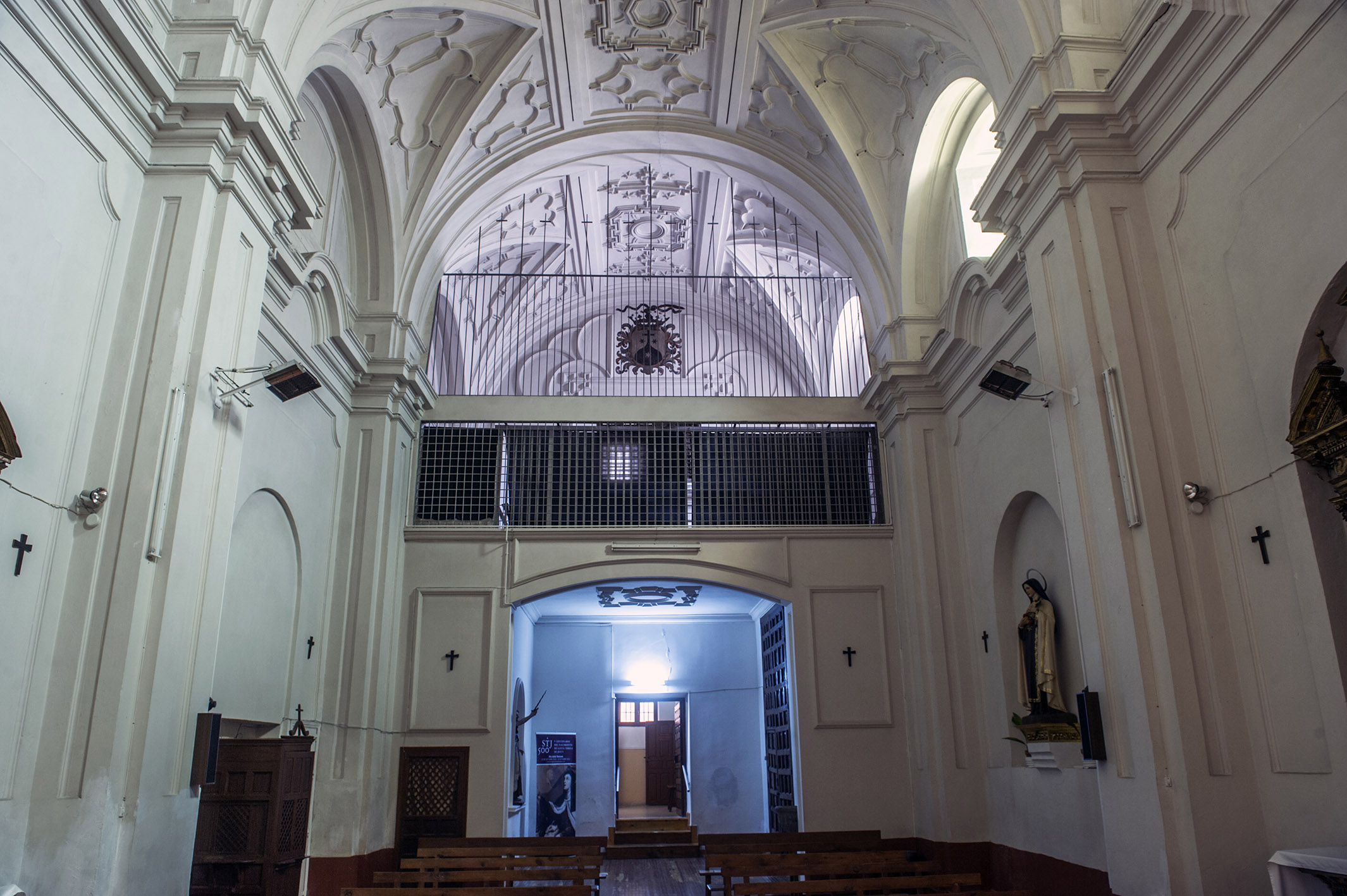  Interior del convento de San José, de las Carmelitas Descalzas, junto a la Plaza de la Merced.