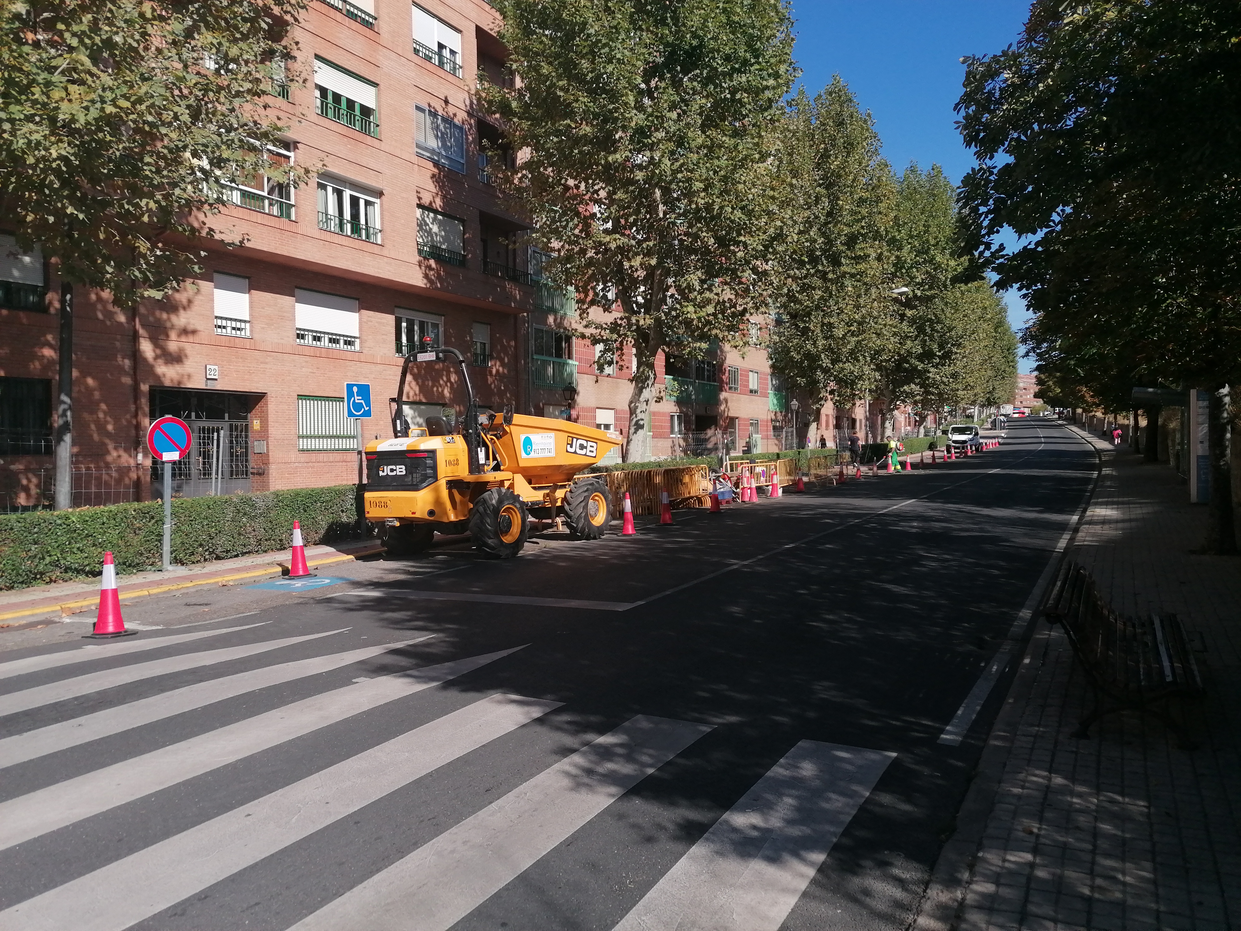  Obras renovación abastecimiento carretera de Villacastín