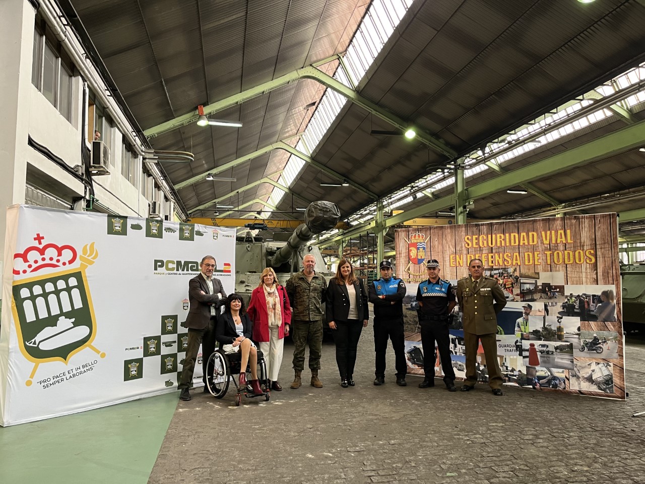 Visita a la Base Mixta en la Jornada de Seguridad Vial