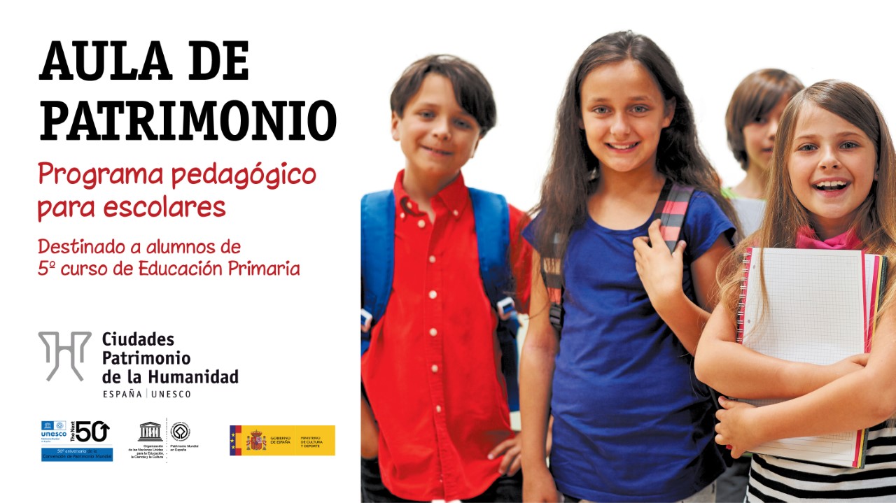 Cartel Aula de Patrimonio