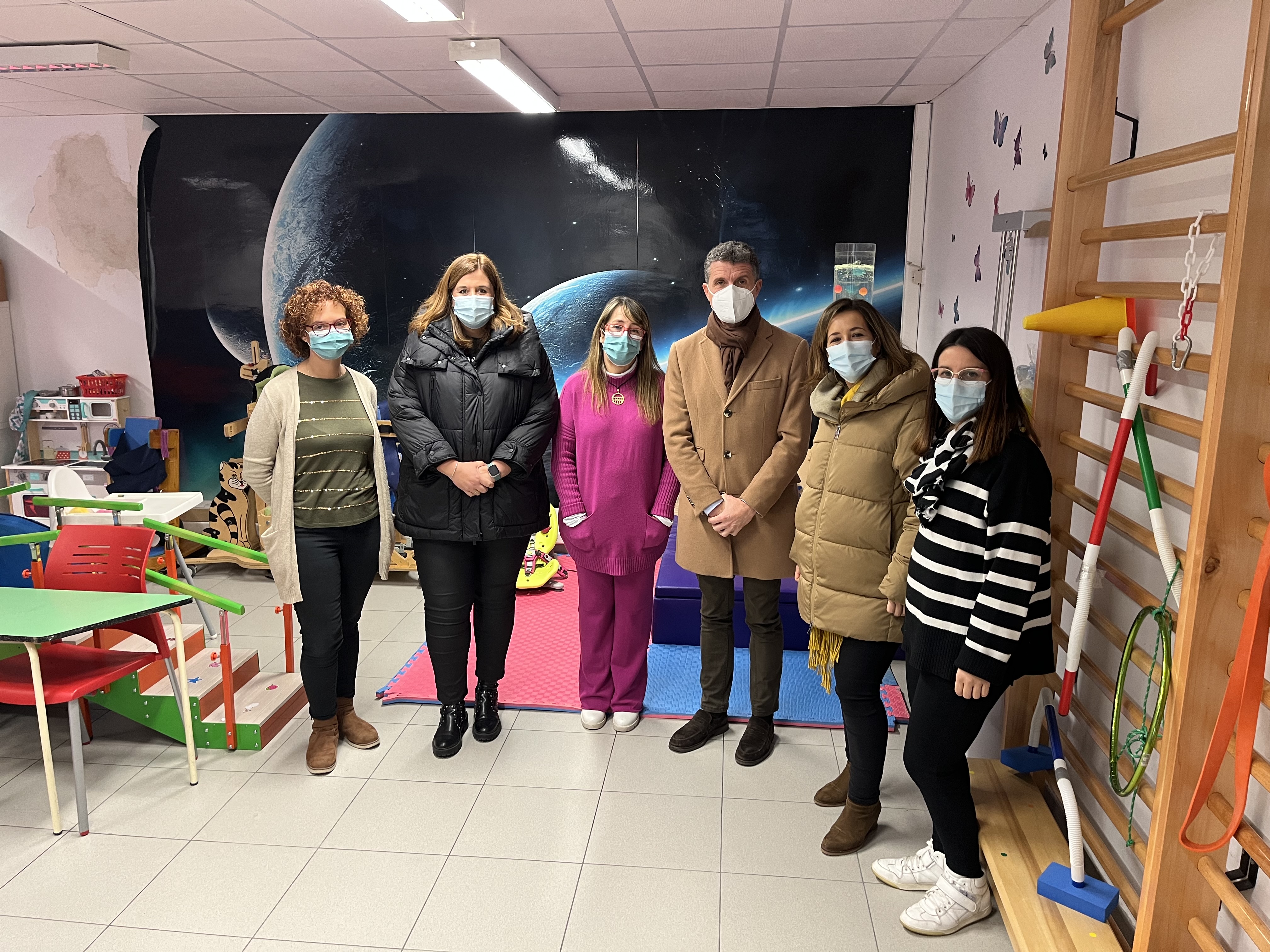 Visita a ASPACE