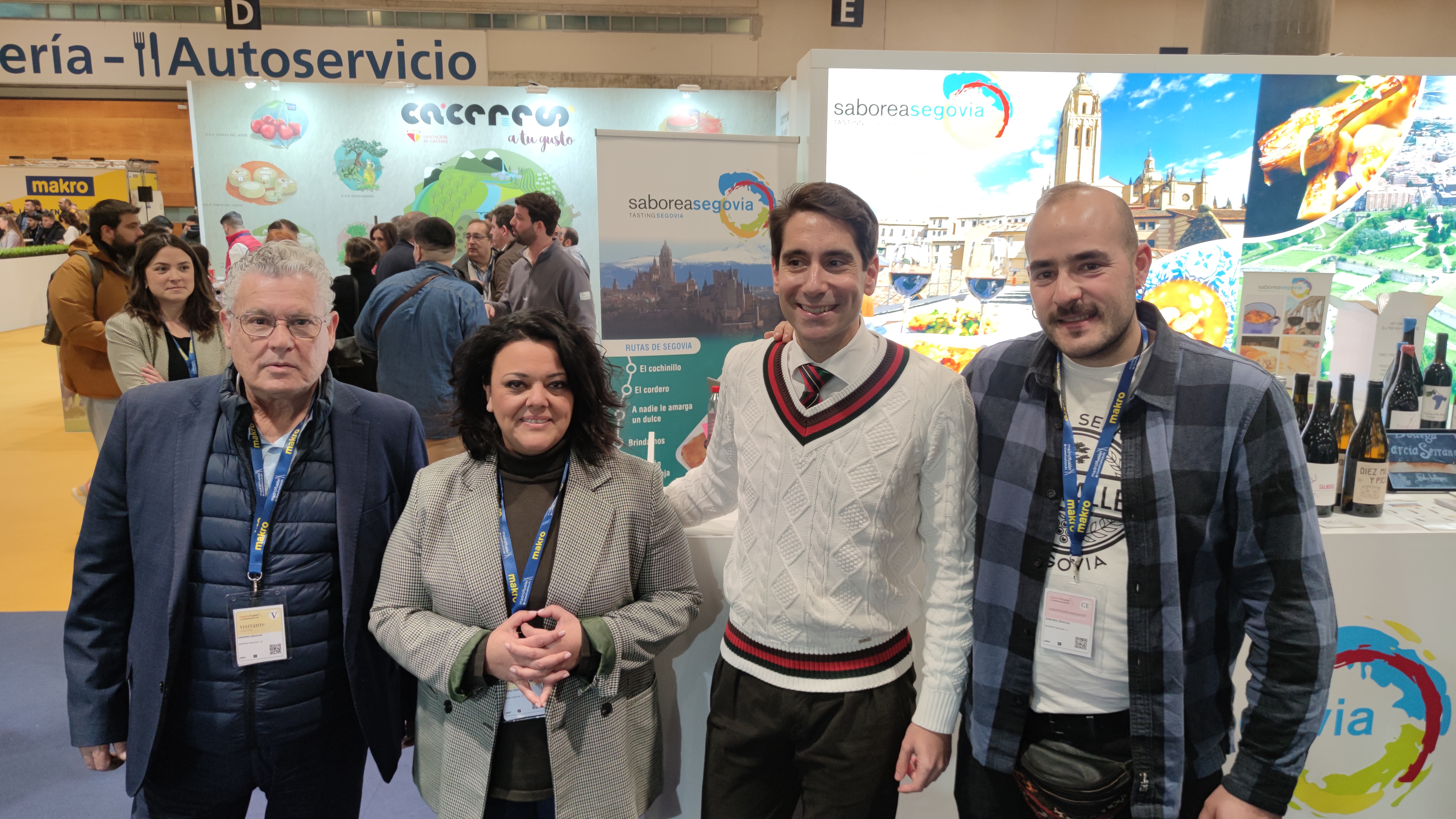 El concejal de turismo con participantes en Madrid Fusión