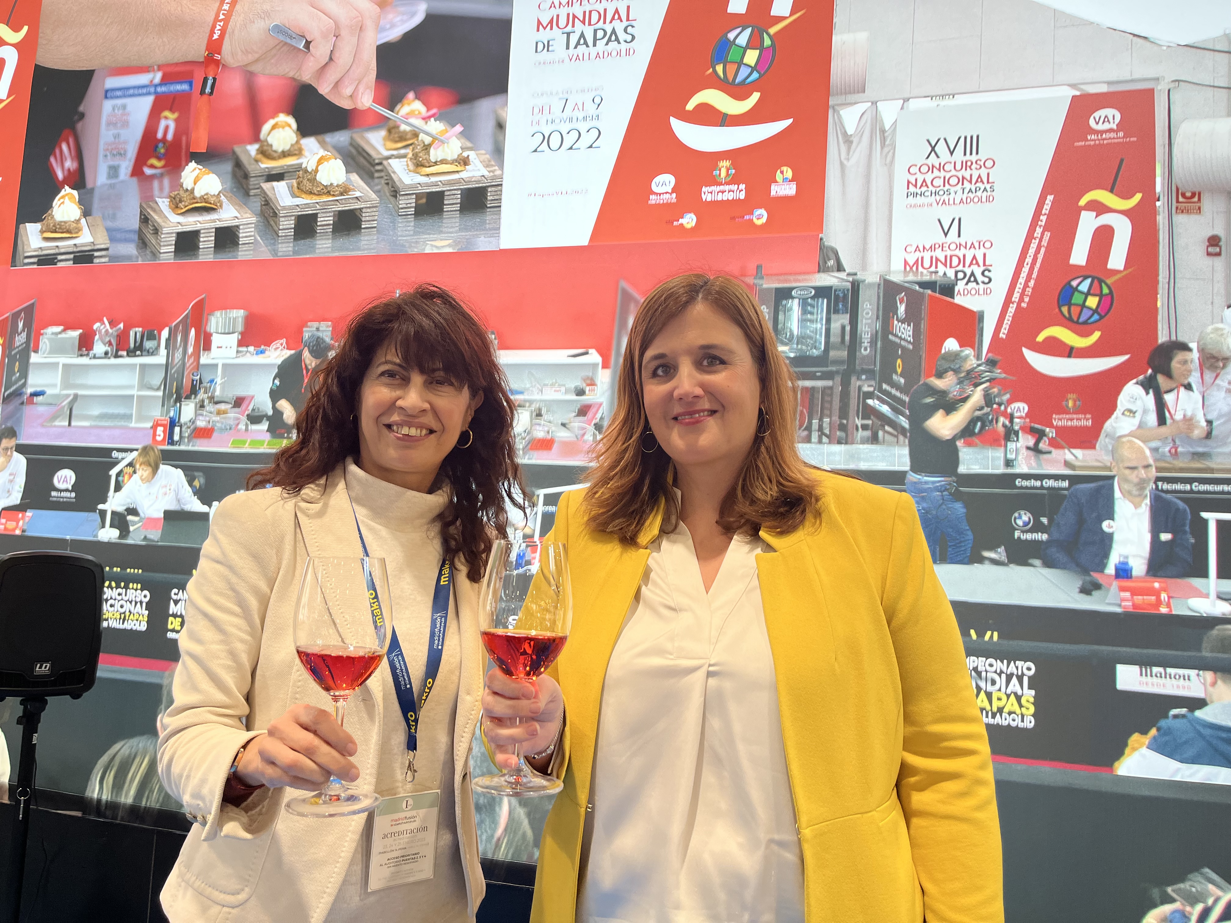 Alcaldesa con Ana Redondo, teniente alcalde Vallaoldid y vicepresidenta Saborea España