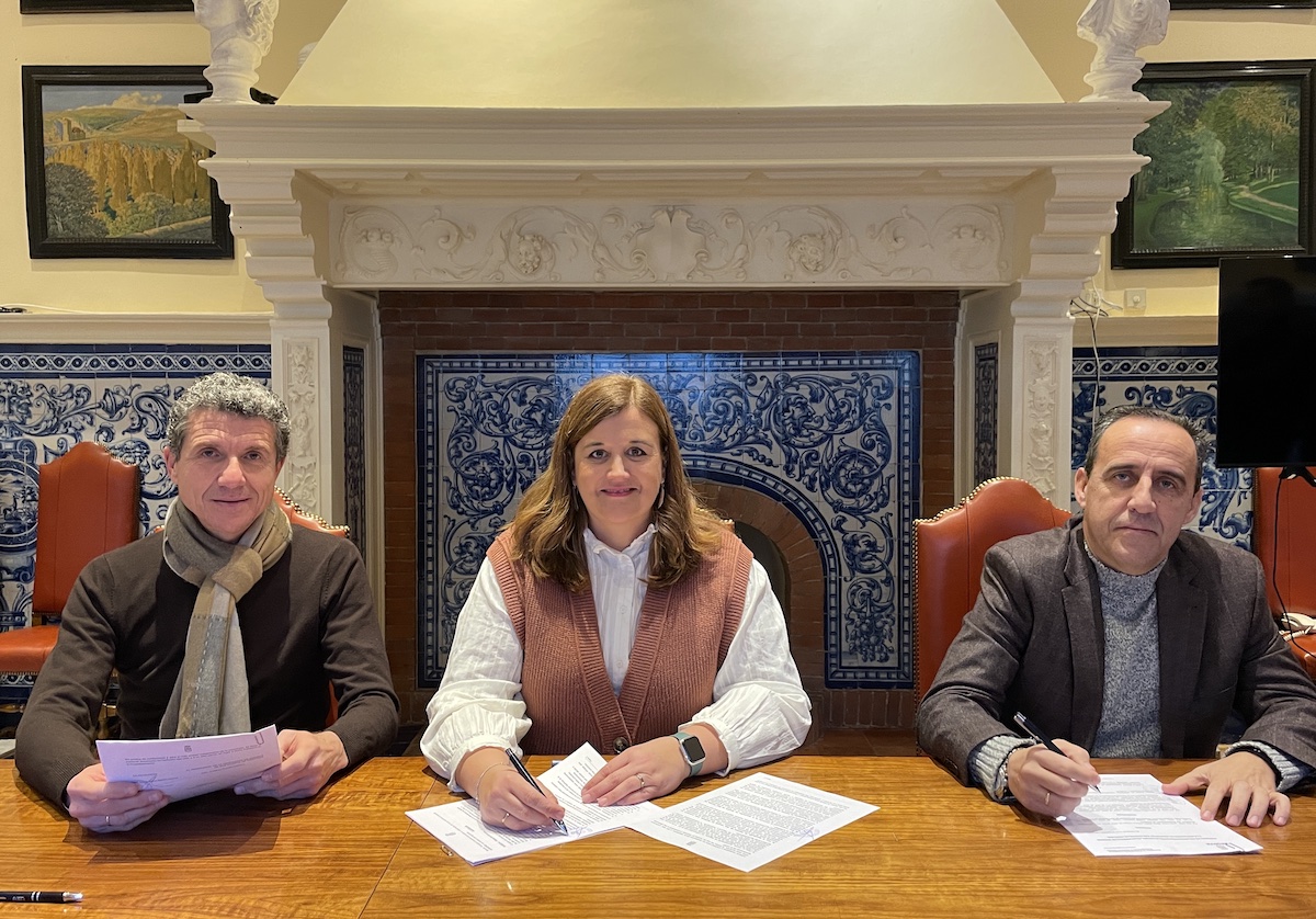 Firma convenio Hontoria