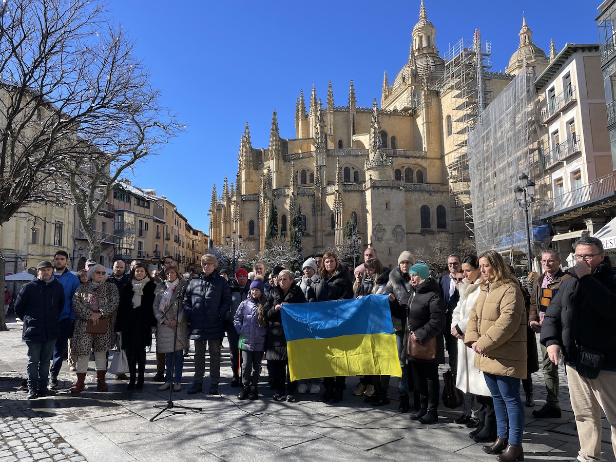Concentración silenciosa en la Plaza Mayor