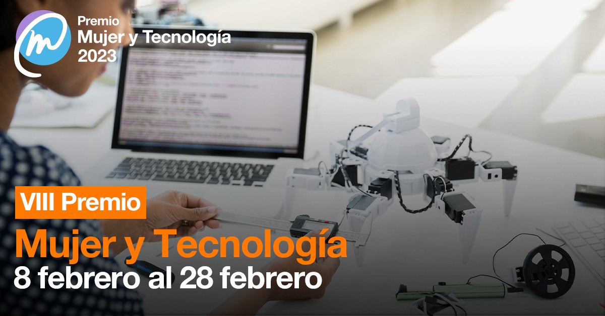 Cartel Premio Mujer y Tecnologia 2023