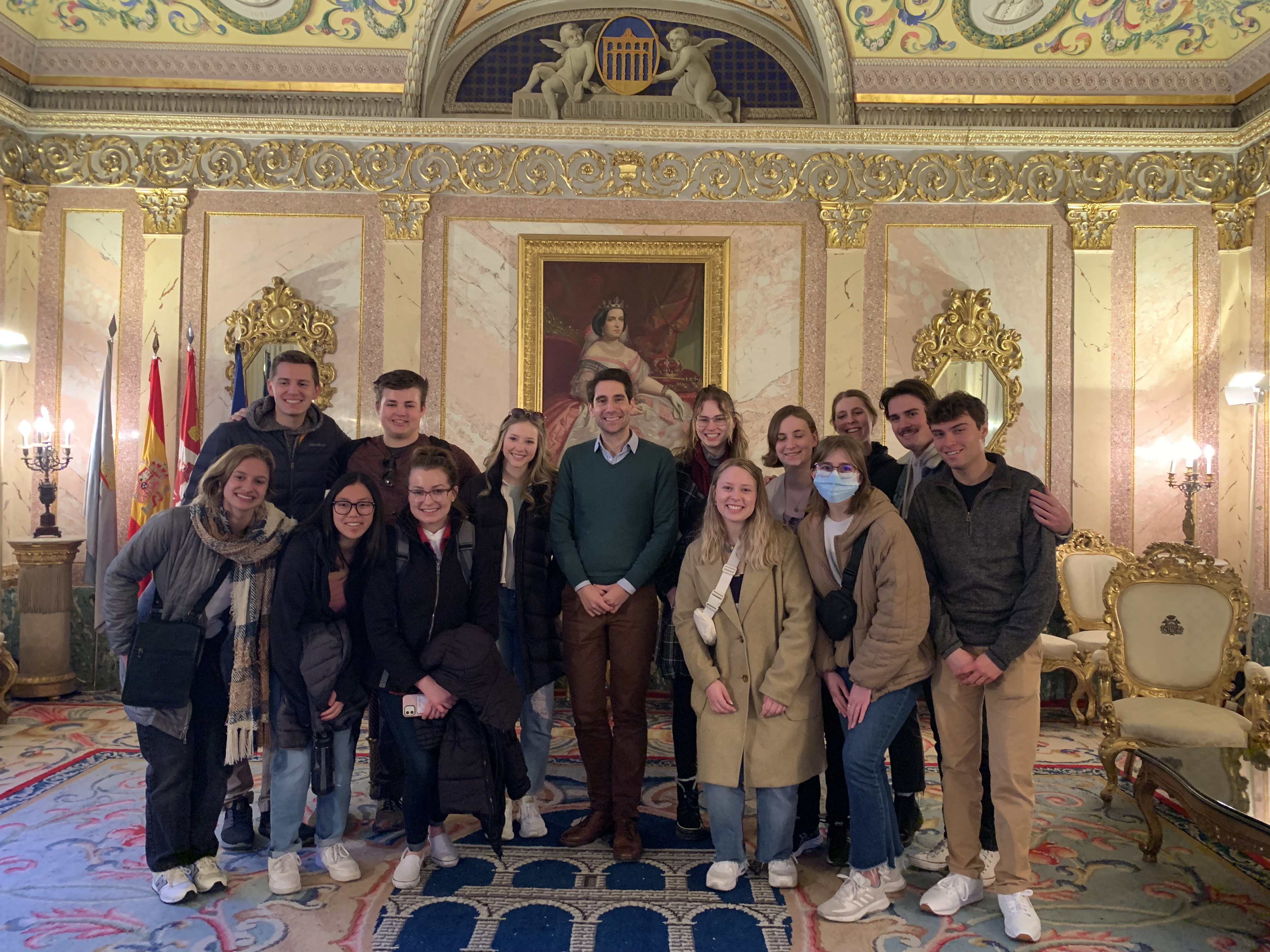 Recepción de estudiantes americanos