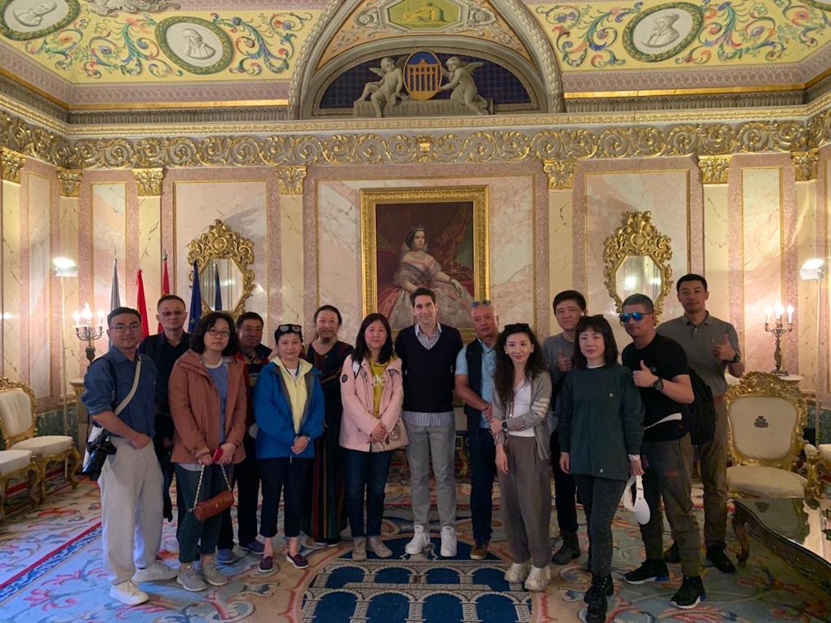 Visita turismo e influencers chinos