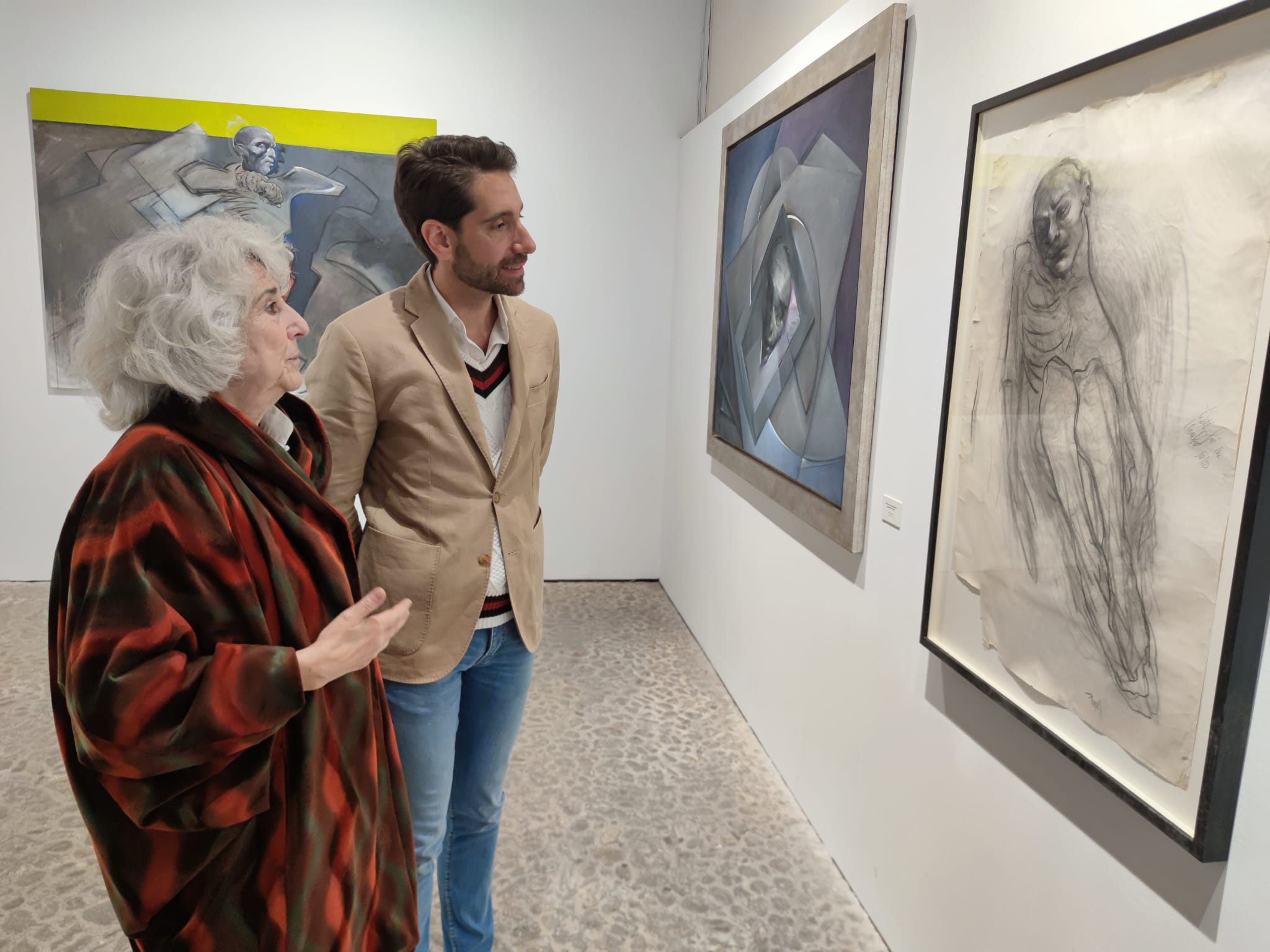 Exposición Margarita Pamies presenta en La Alhóndiga ‘Huellas del pensamiento’