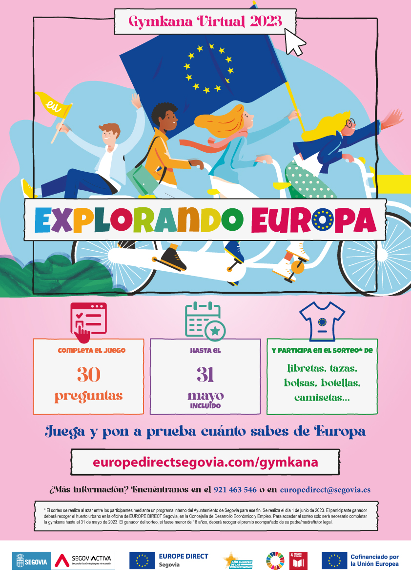 Cartel Explorando Europa 2023