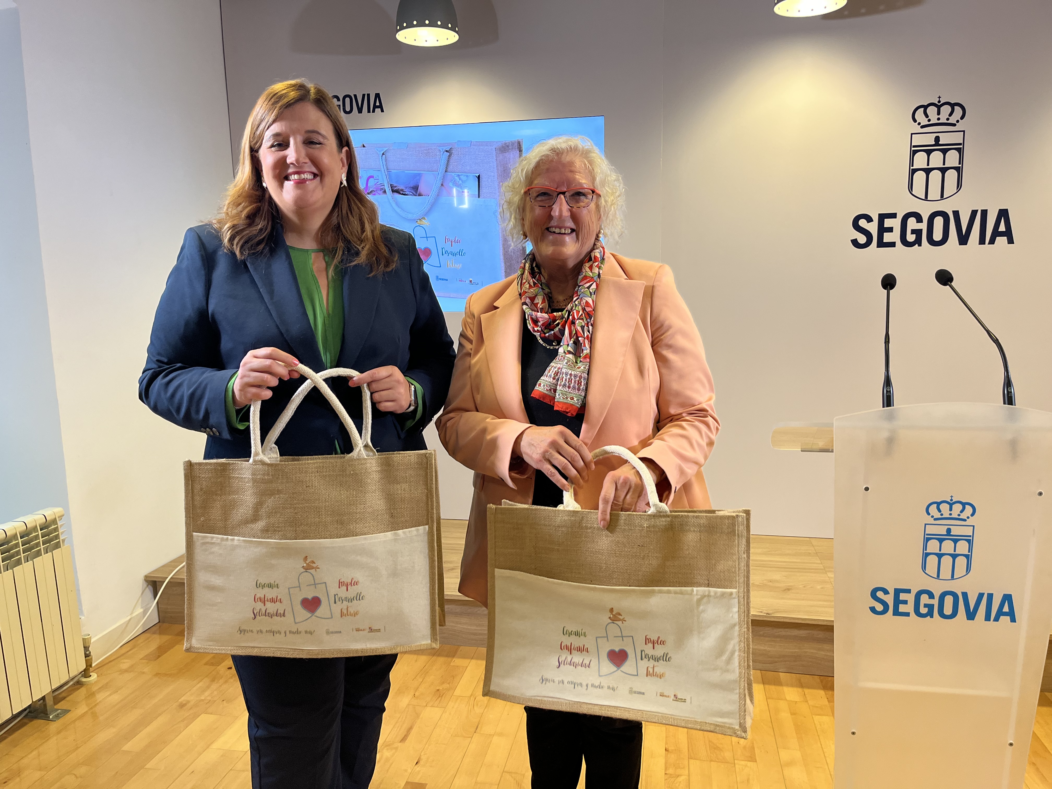 Presentación de las Bolsas Yute para el comercio