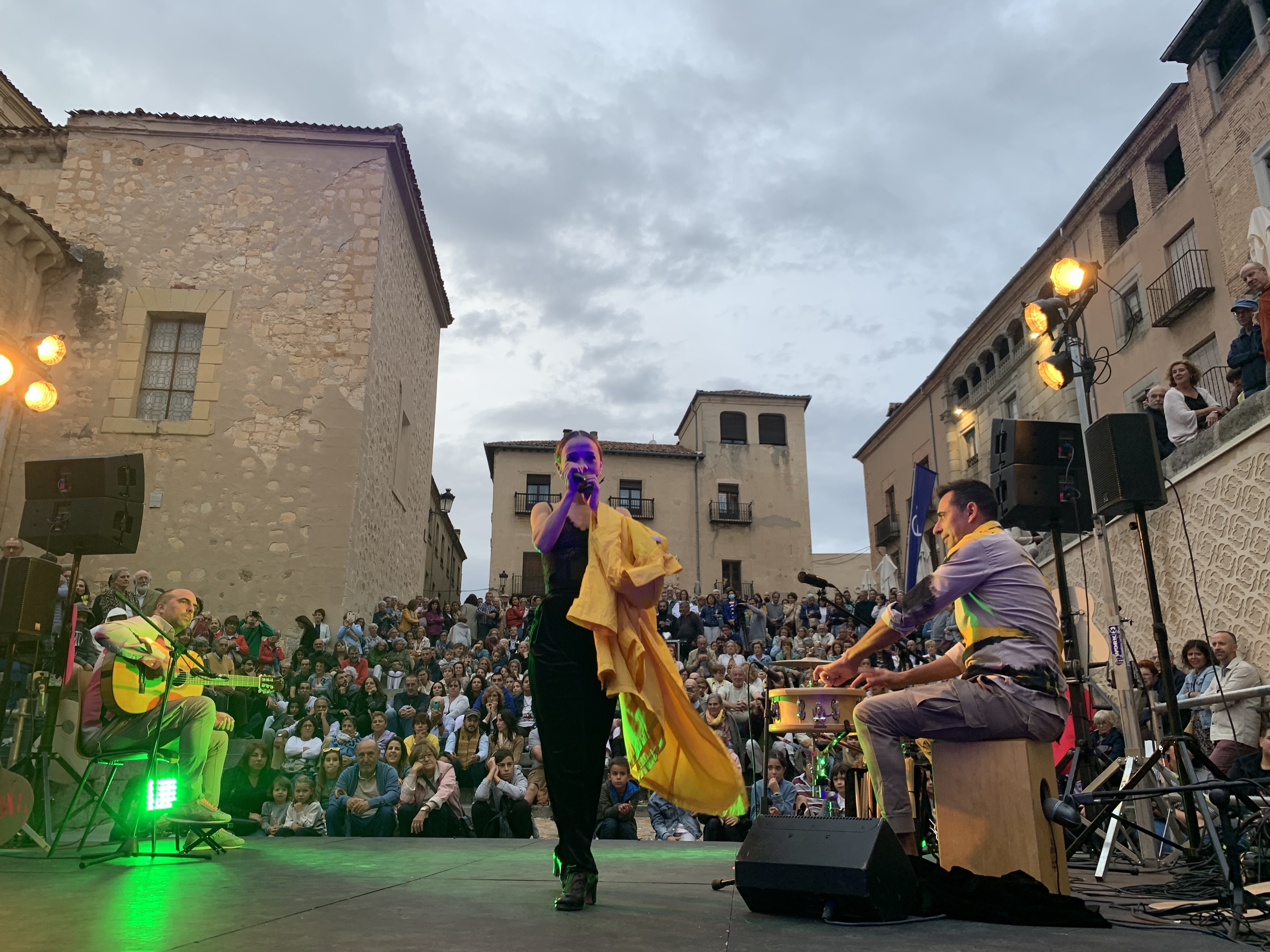 Olga Pericet en La noche del patrimonio