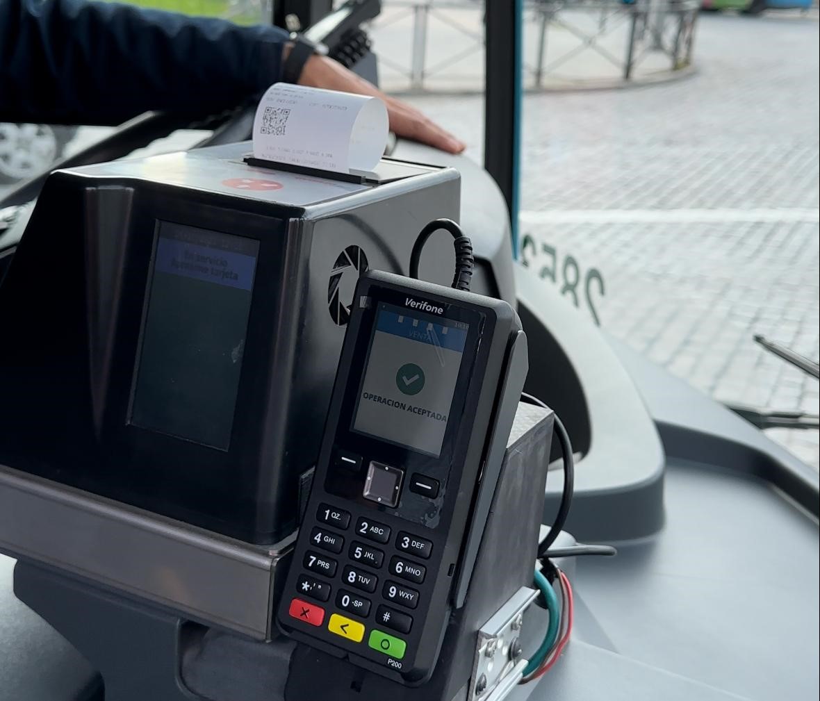 Sistema pago con tarjeta autobuses