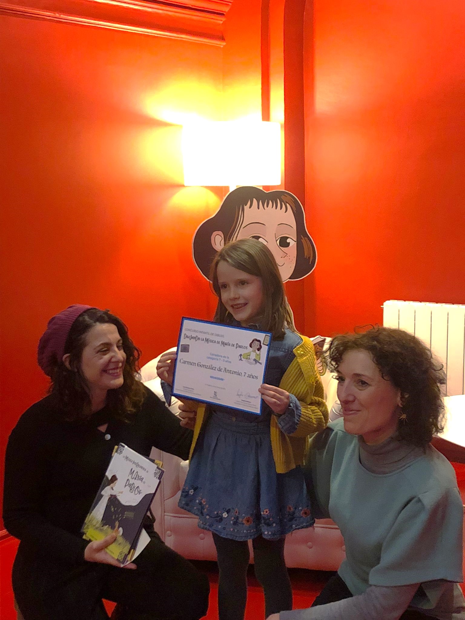 Premio concurso de dibujo María de Pablos