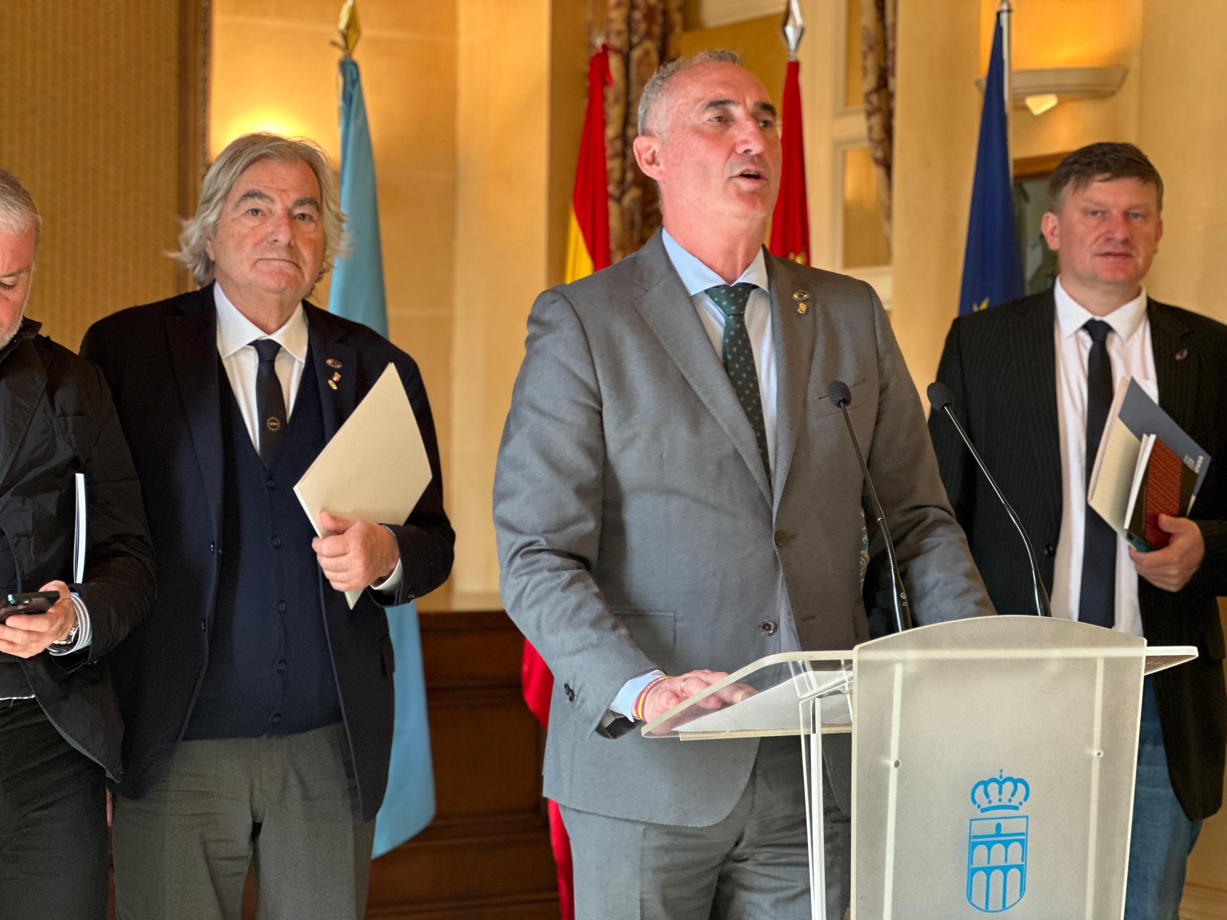 El Alcalde en la defensa de la candidatura Ciudad Europea del Deporte