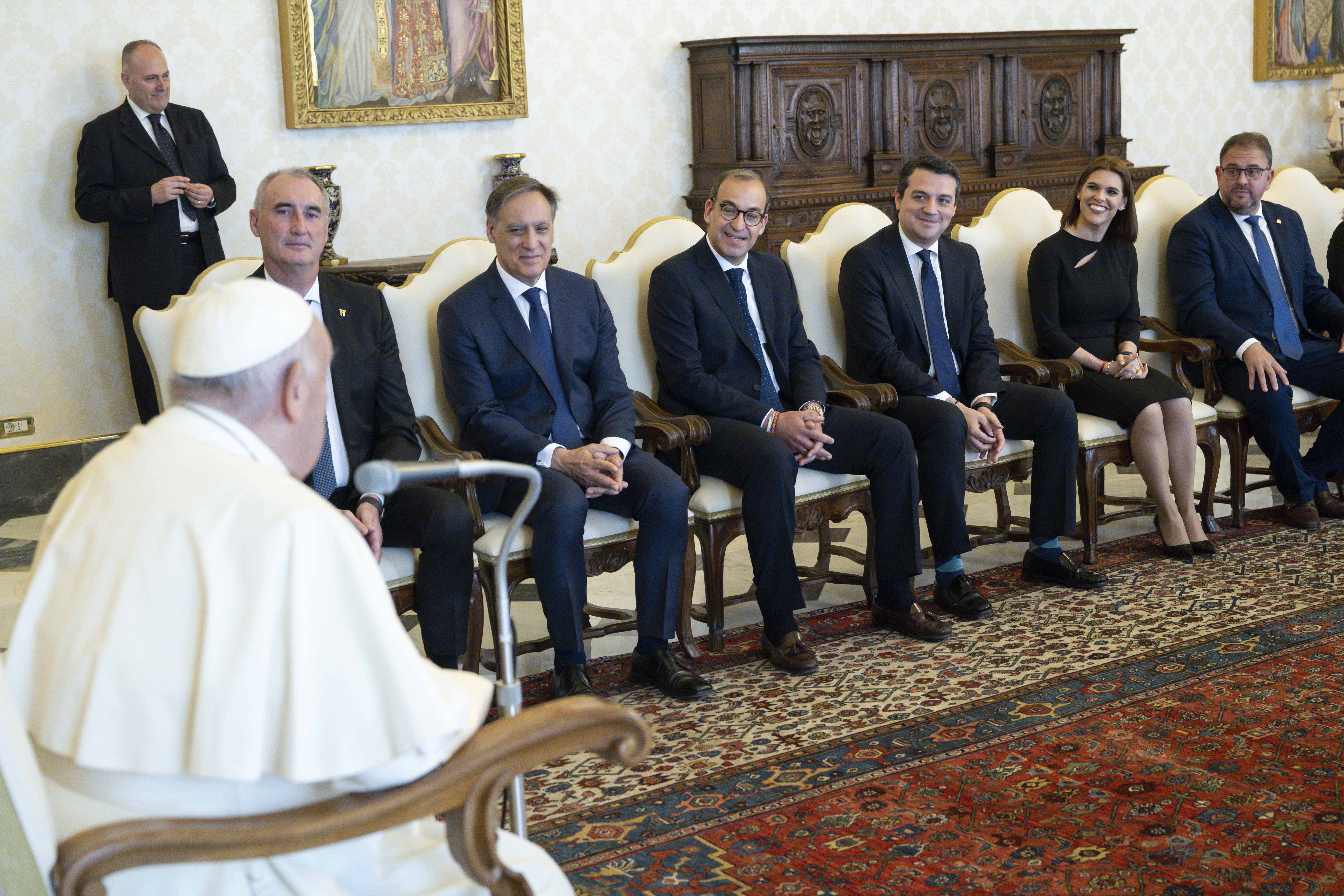 El Papa Francisco recibe a las Ciudades Patrimonio de los alcaldes de las ciudades Humanidad 3