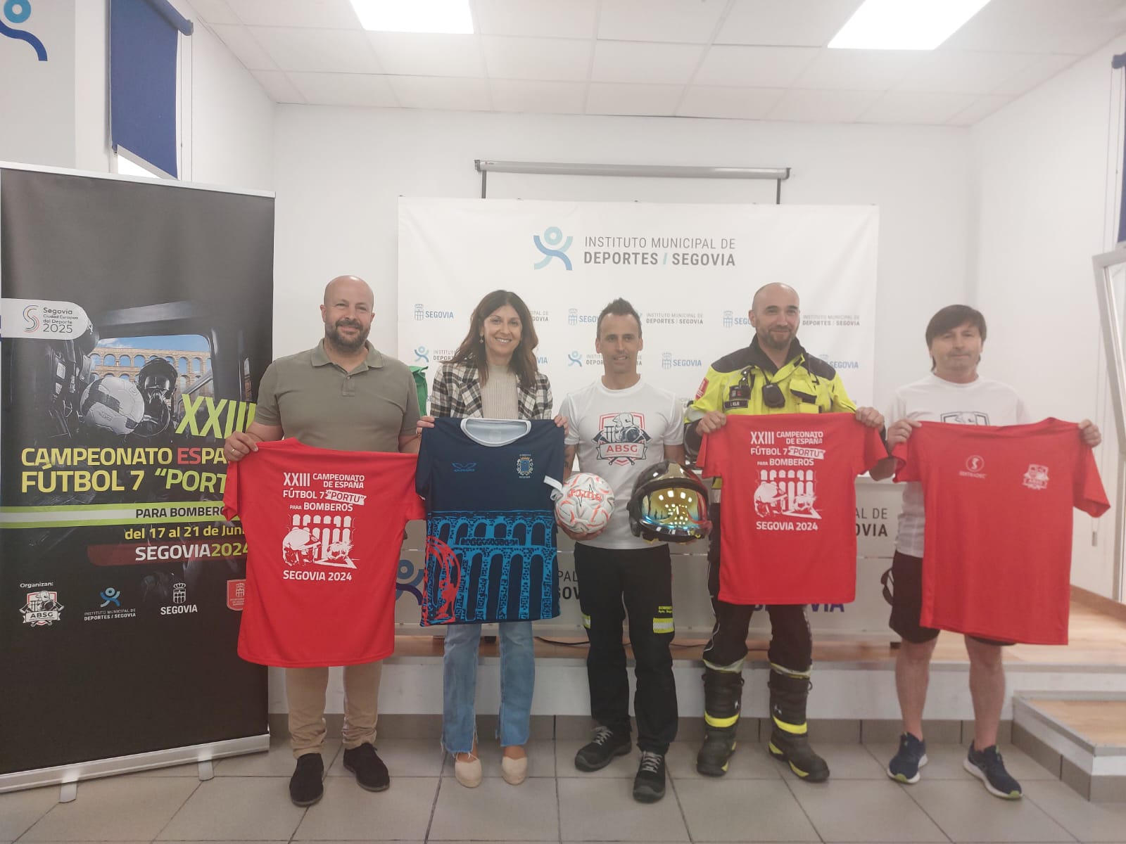  Presentación del Campeonato de España de Fútbol 7 para bomberos y bomberas