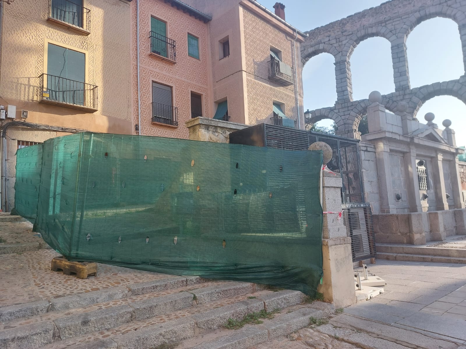 Comienzan las obras de renovación de las conducciones en Santa Columba