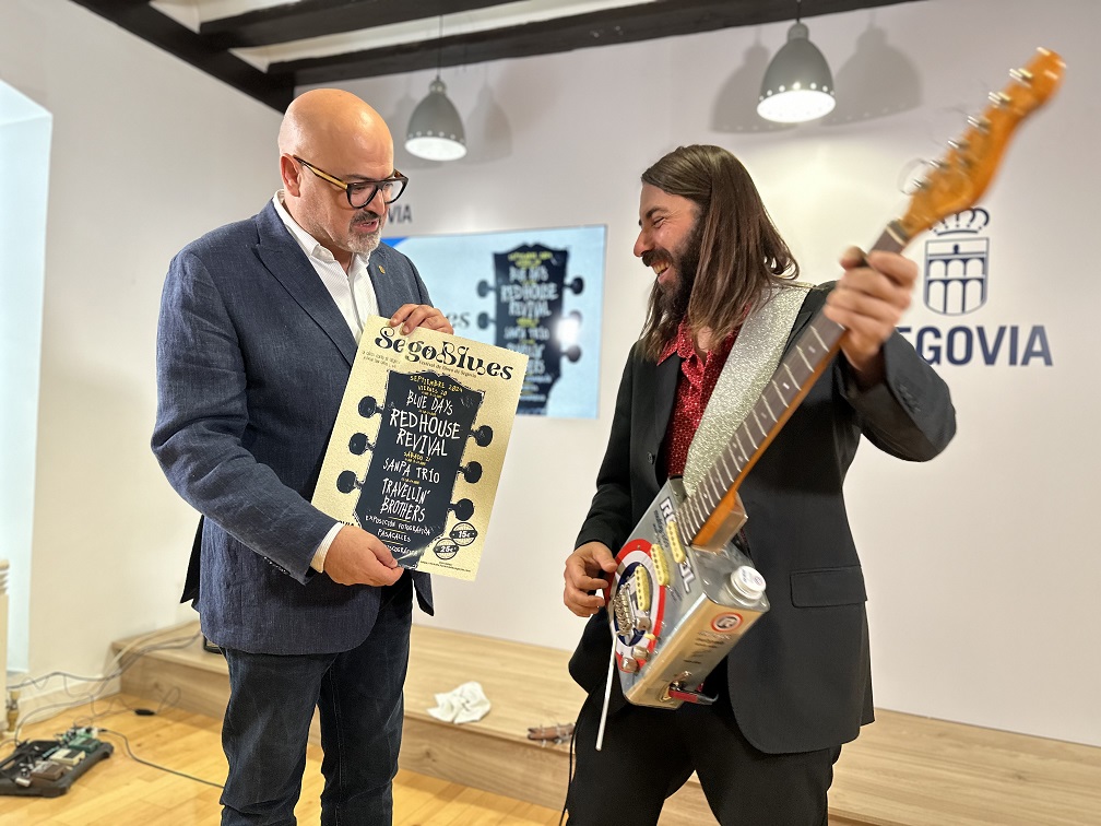 Presentación del primer festival SegoBlues de Segovia