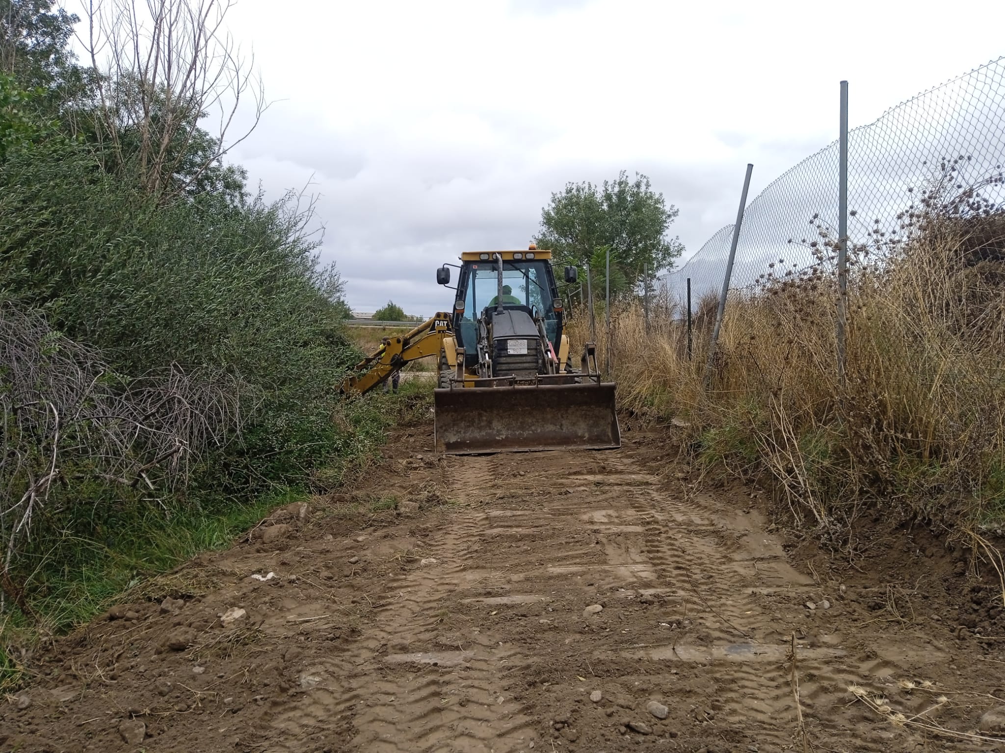 Inicio obras calle Cantarranas Madrona
