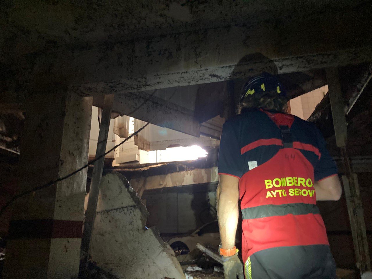 Bomberos de Segovia en Valencia sábado 