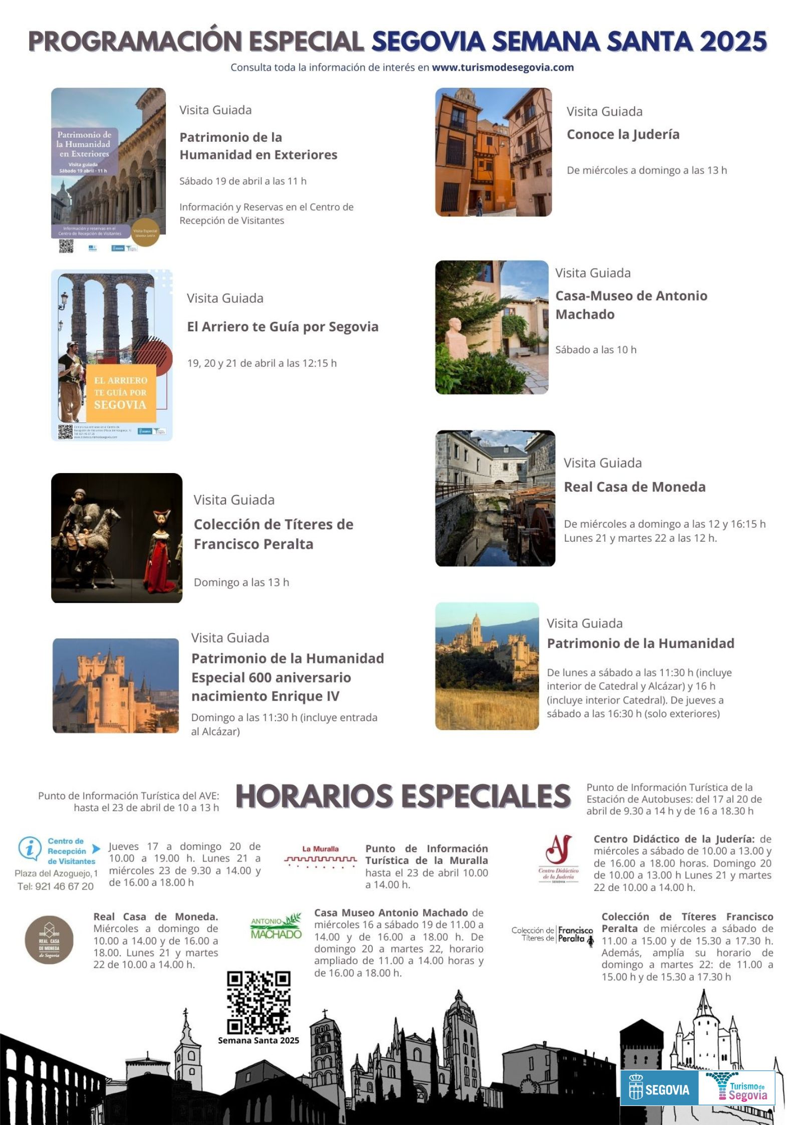 HORARIOS SEMANA SANTA 2025