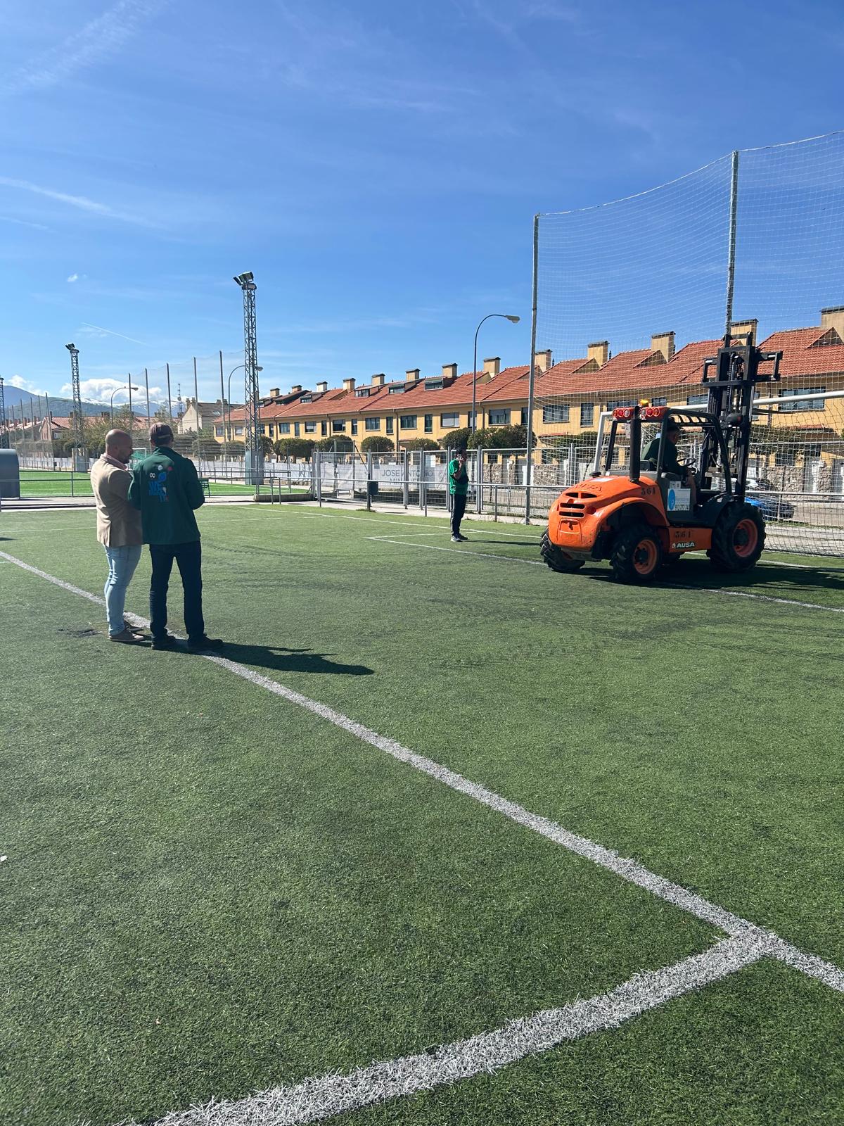 Inicio obras campo Fútbol 7 Nueva Segovia