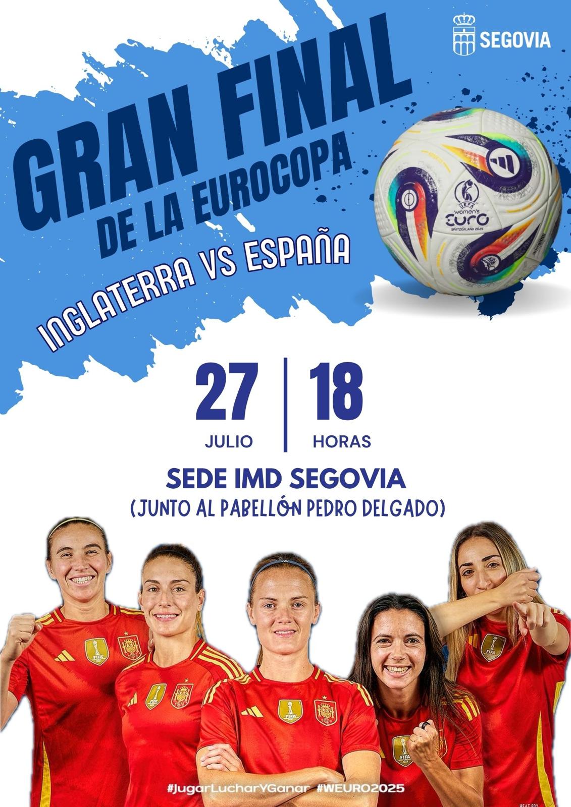 Cartel final Eurocopa femenina