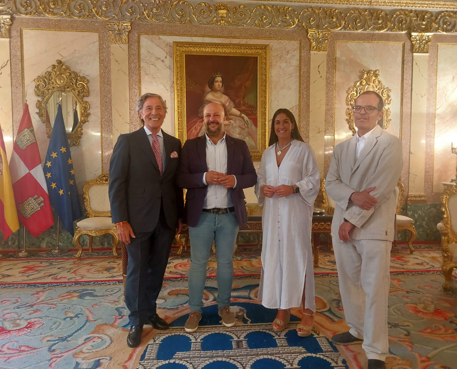 Visita Jesús Álvarez pte Asoc Española de la prensa deportiva 
