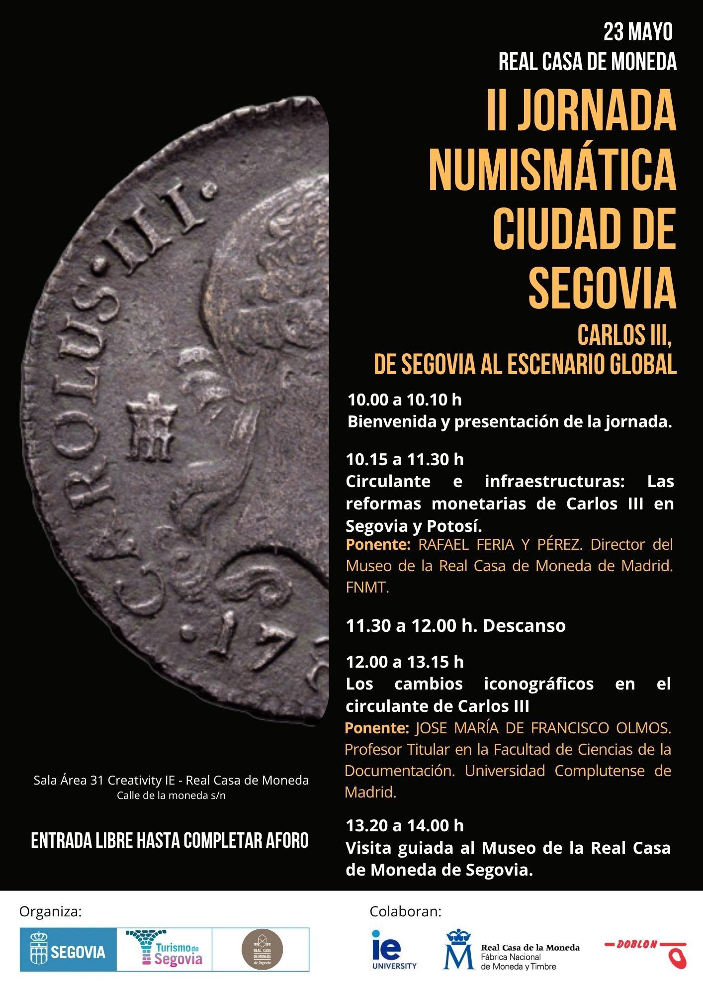 II Jornada Numismática Ciudad de Segovia