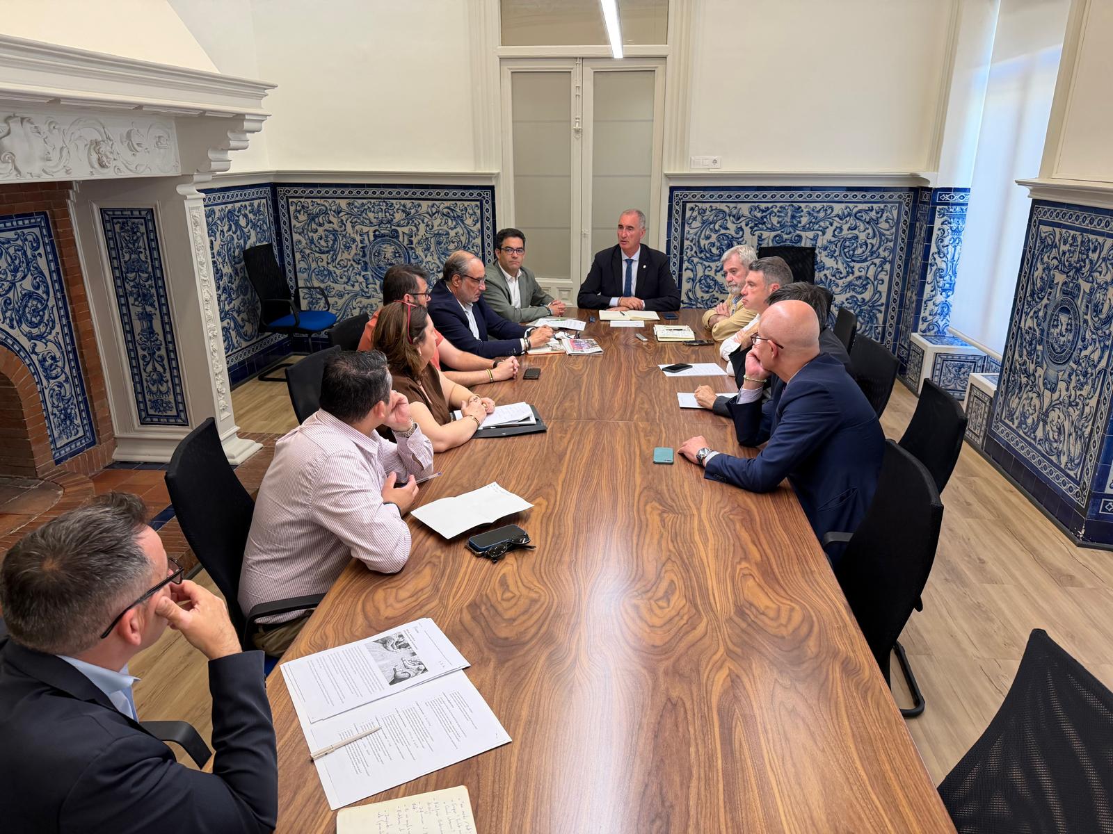 Reunión con el sector del transporte
