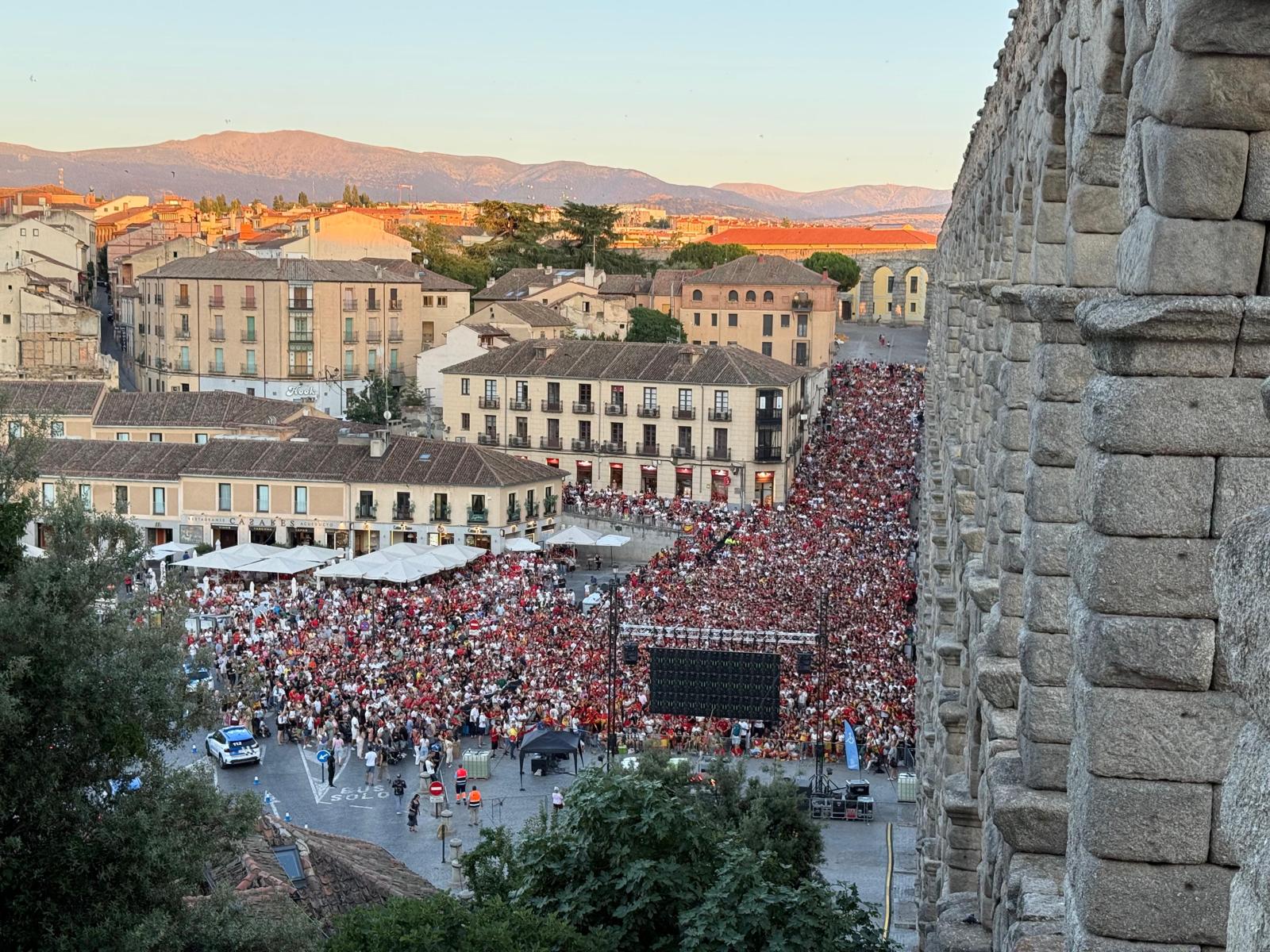 Final del Mundial en el Azoguejo