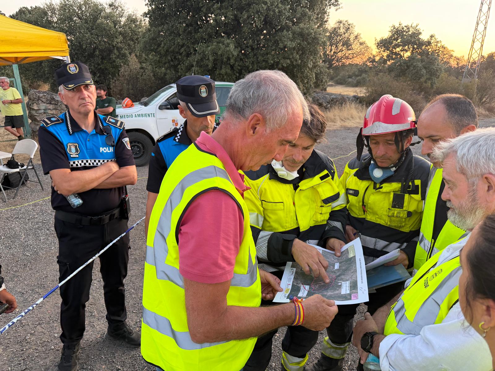 dispositivo de vigilancia del incendio de Revenga
