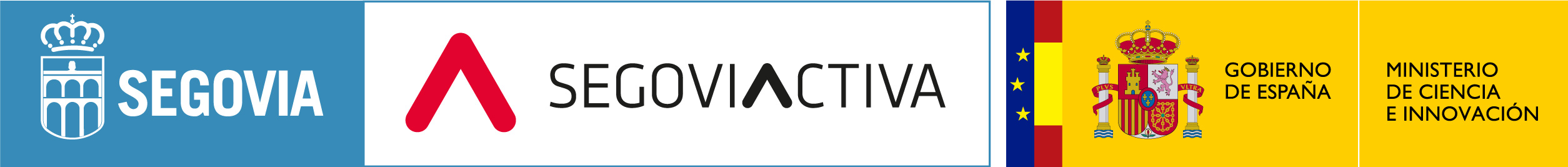 Logotipo Ayuntamiento de Segovia y Ministerio de Ciencia e Innovación