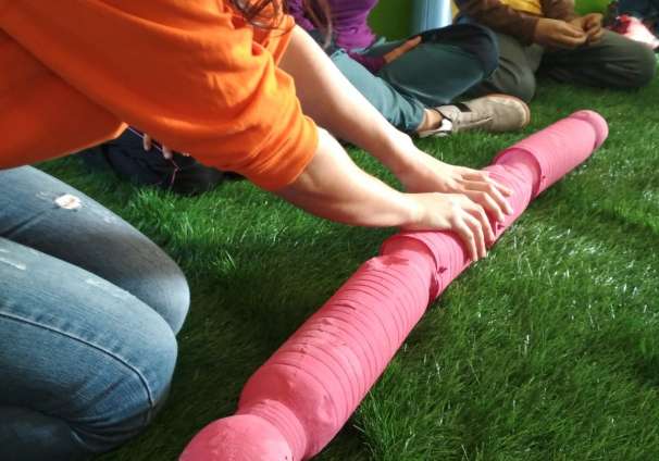 Taller de Beatriz la lombriz Dia de la Ed Ambiental