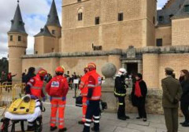 2020-03-06 Simulacro incendio Alcazar