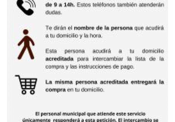 Servicio de compra de alimentos y fármacos a domicilio