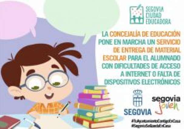 servicio de entrega a domicilio de material escolar