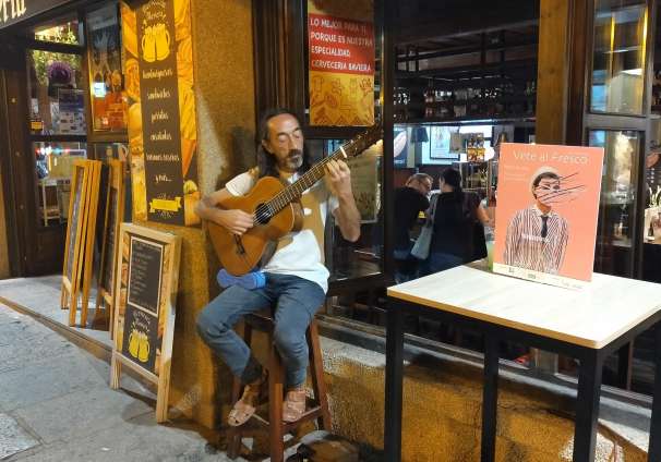 Luiz Gobson en la Cervecería Baviera
