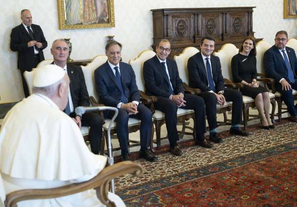 El Papa Francisco recibe a las Ciudades Patrimonio de los alcaldes de las ciudades Humanidad 3