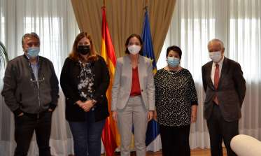 Reunión de la alcaldesa de Segovia con la ministra de Industria
