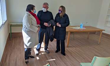 Visita de alcaldesa y concejala a Revenga