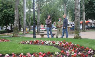 El servicio de Parques y Jardines ha plantado un total de 12.400 ejemplares de flores, especies hortícolas y hierbas condimentarias (estas dos últimas en el Jardín Botánico y en San Millán).  Las especies de flores han sido seleccionadas teniendo en cuenta los espacios, el soleamiento y las características del suelo. En los jardines de la plaza Reina Victoria Eugenia (Alcázar) se han plantado más de 3.000 ejemplares de tagetes y geranios; en la Plaza de Artillería, más de 1.000 geranios rojos y 1.050 tagete