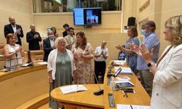 María Antonia Sanz toma posesión como concejala del Ayuntamiento de Segovia